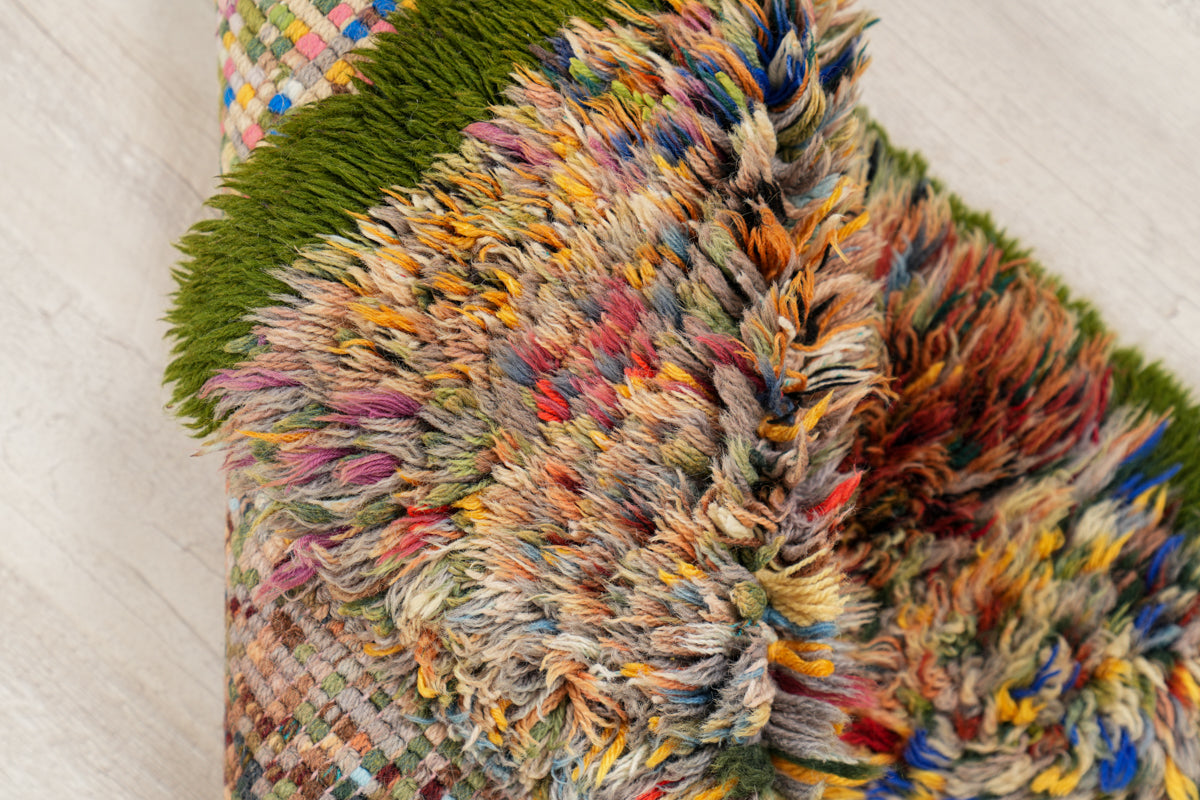 Vintage Scandinavian Rug 3'6" x 1'9"