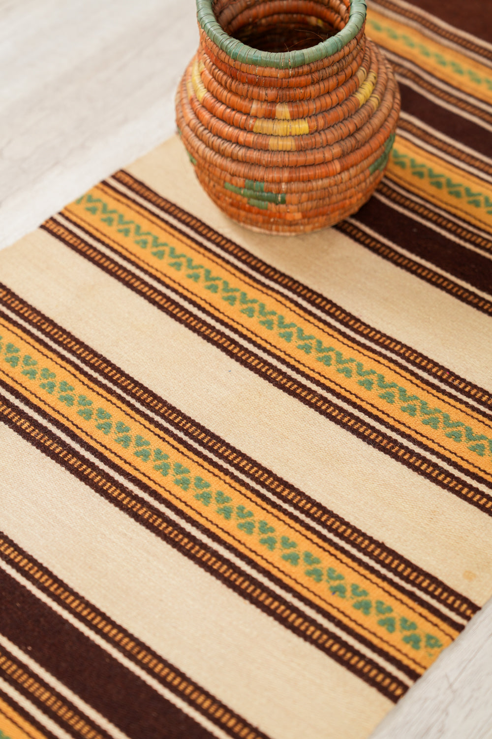 Vintage Scandinavian Textile 3'3" x 1'5"