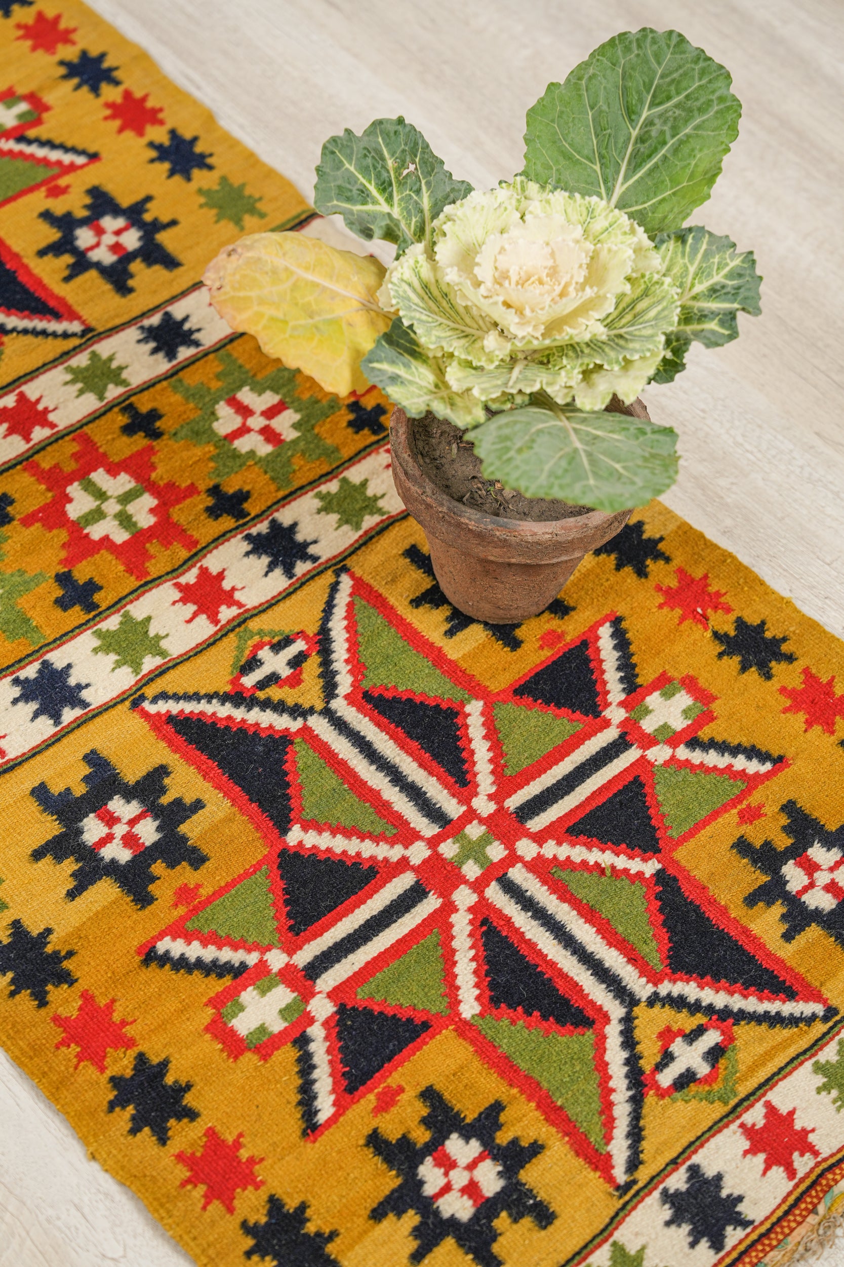 Antique Rollakan Swedish Textile 3'9" x 1'9"