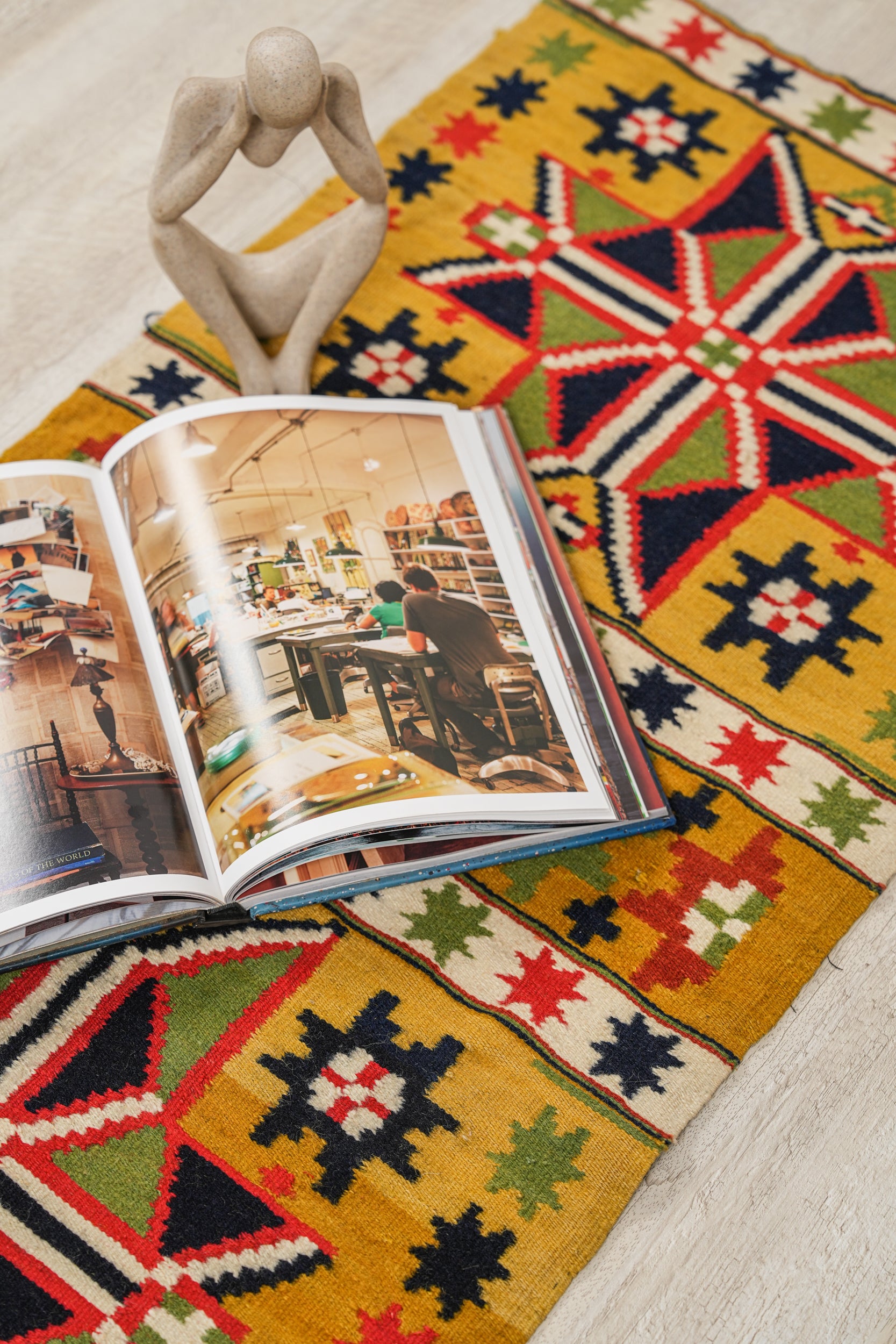 Antique Rollakan Swedish Textile 3'9" x 1'9"