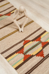 Vintage Scandinavian Table Runner Textile 4'8" x 1'5"