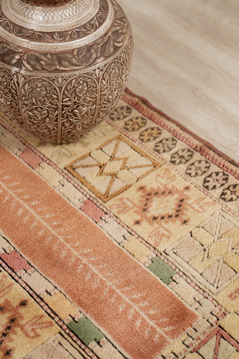Vintage Turkish Melas Rug 4'5" x 3'