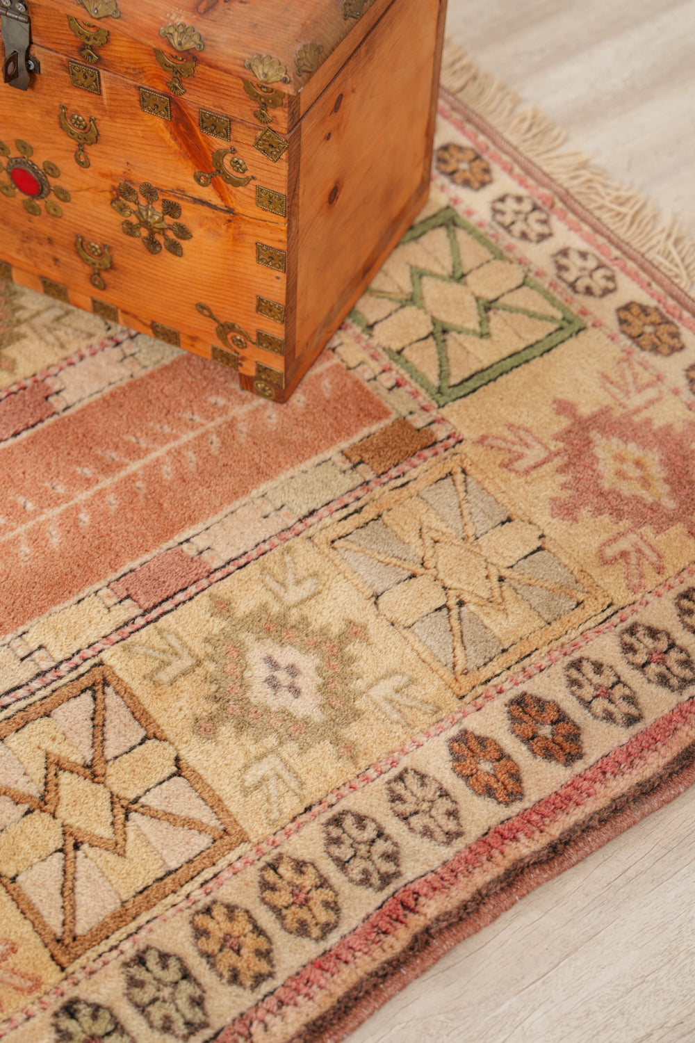 Vintage Turkish Melas Rug 4'5" x 3'