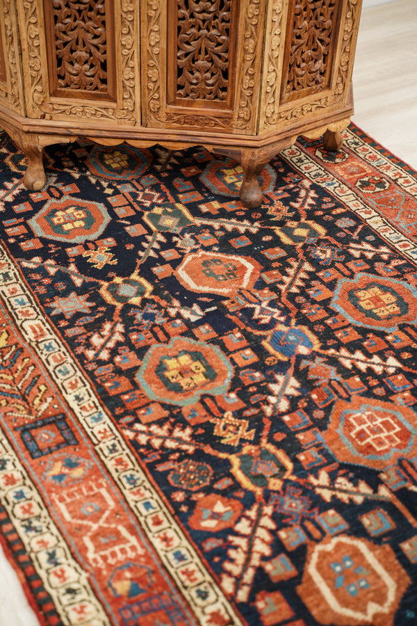 Antique Kurdish Tribal Rug  8'3" x 4'
