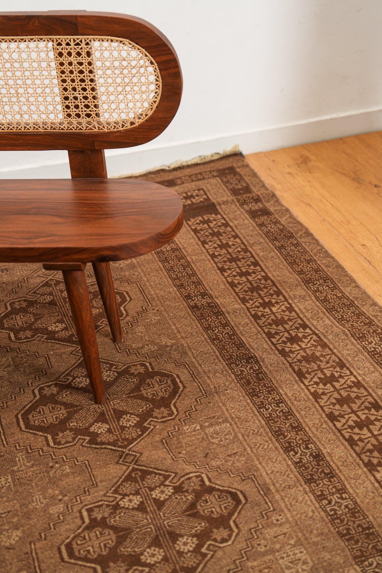 Vintage Turkmen Rug 11'9" x 9'5"
