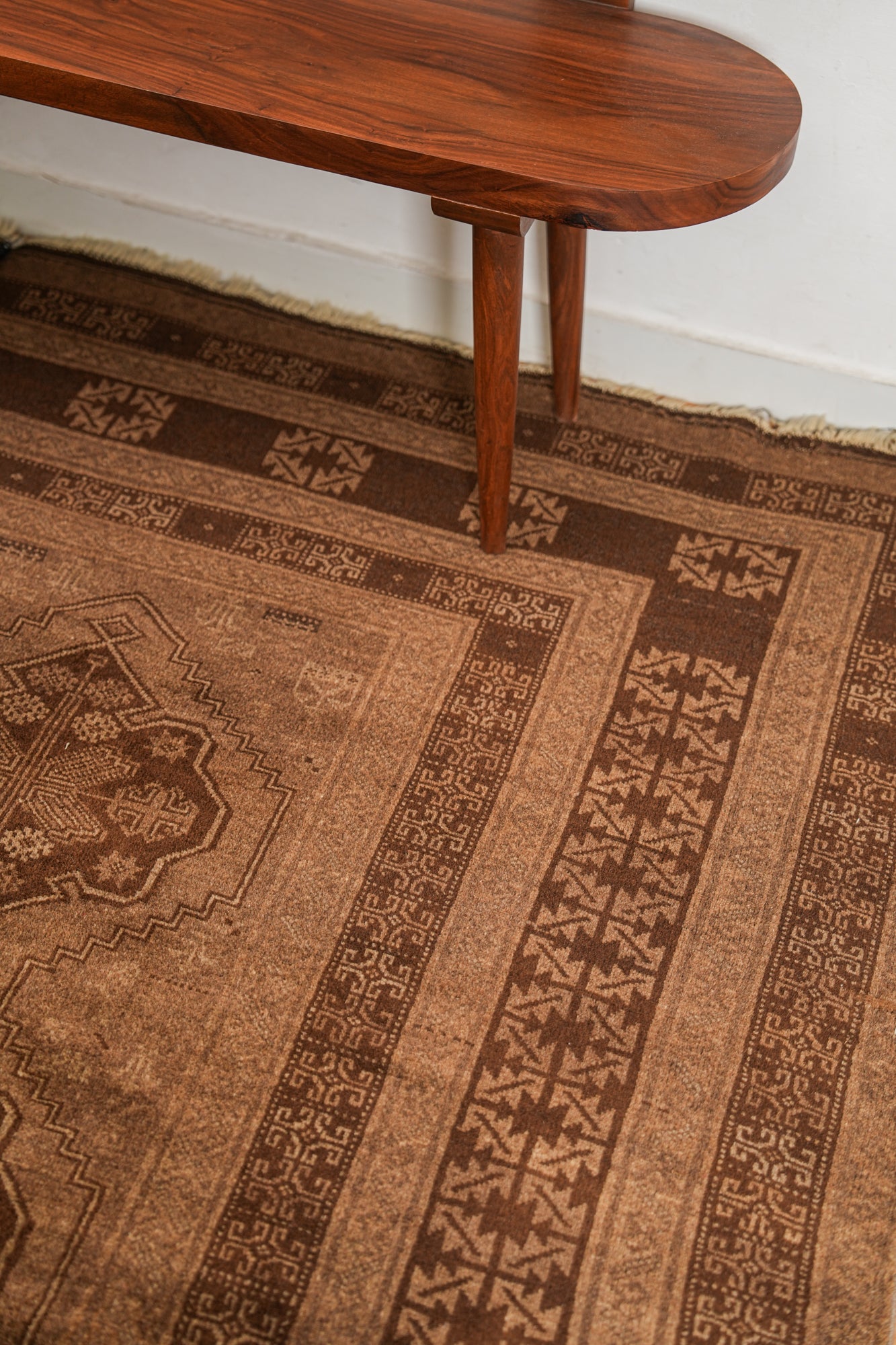 Vintage Turkmen Rug 11'9" x 9'5"