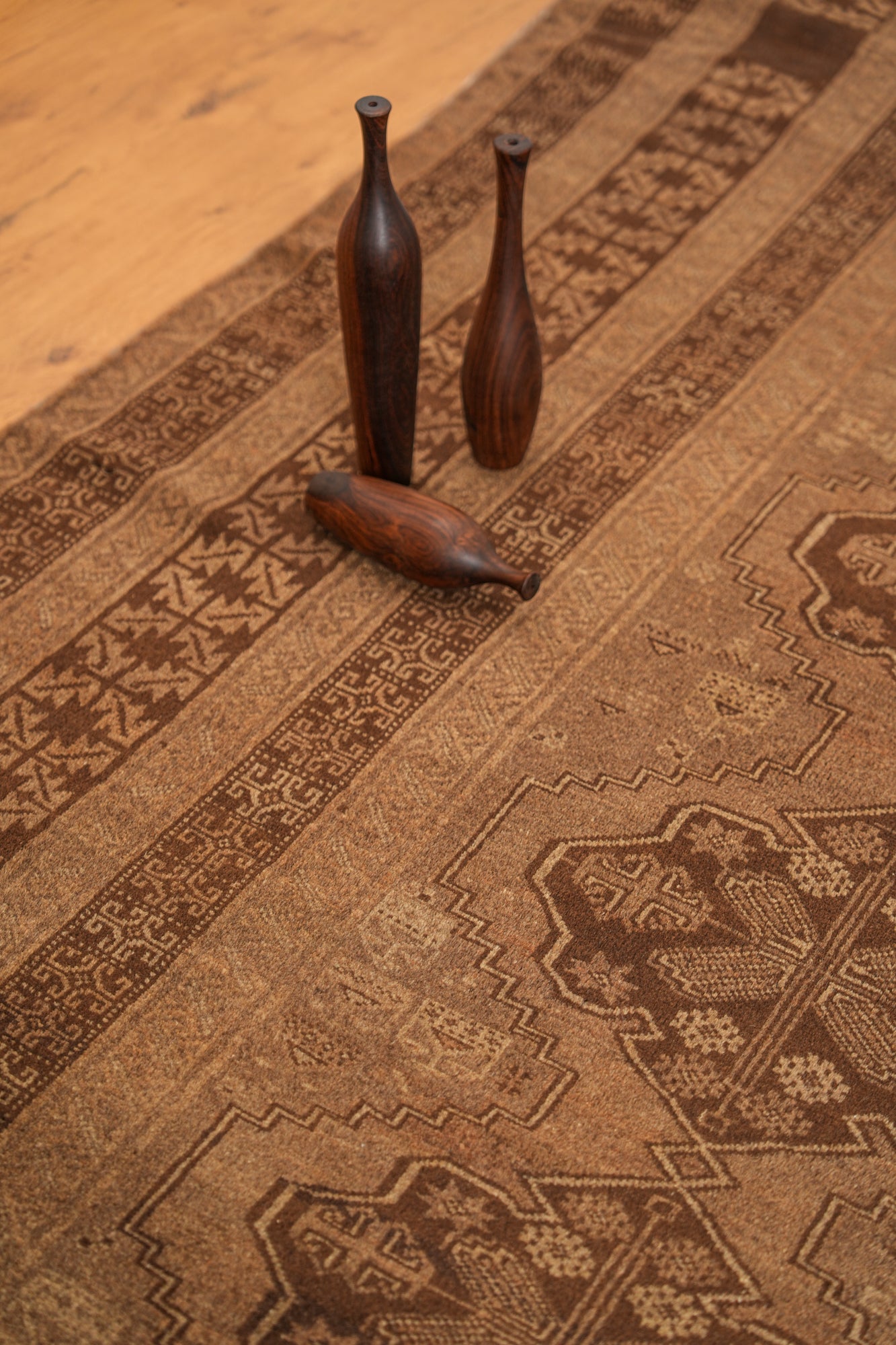 Vintage Turkmen Rug 11'9" x 9'5"