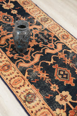 Vintage Chobi Hallway Runner rug 25'3" x 2'5"