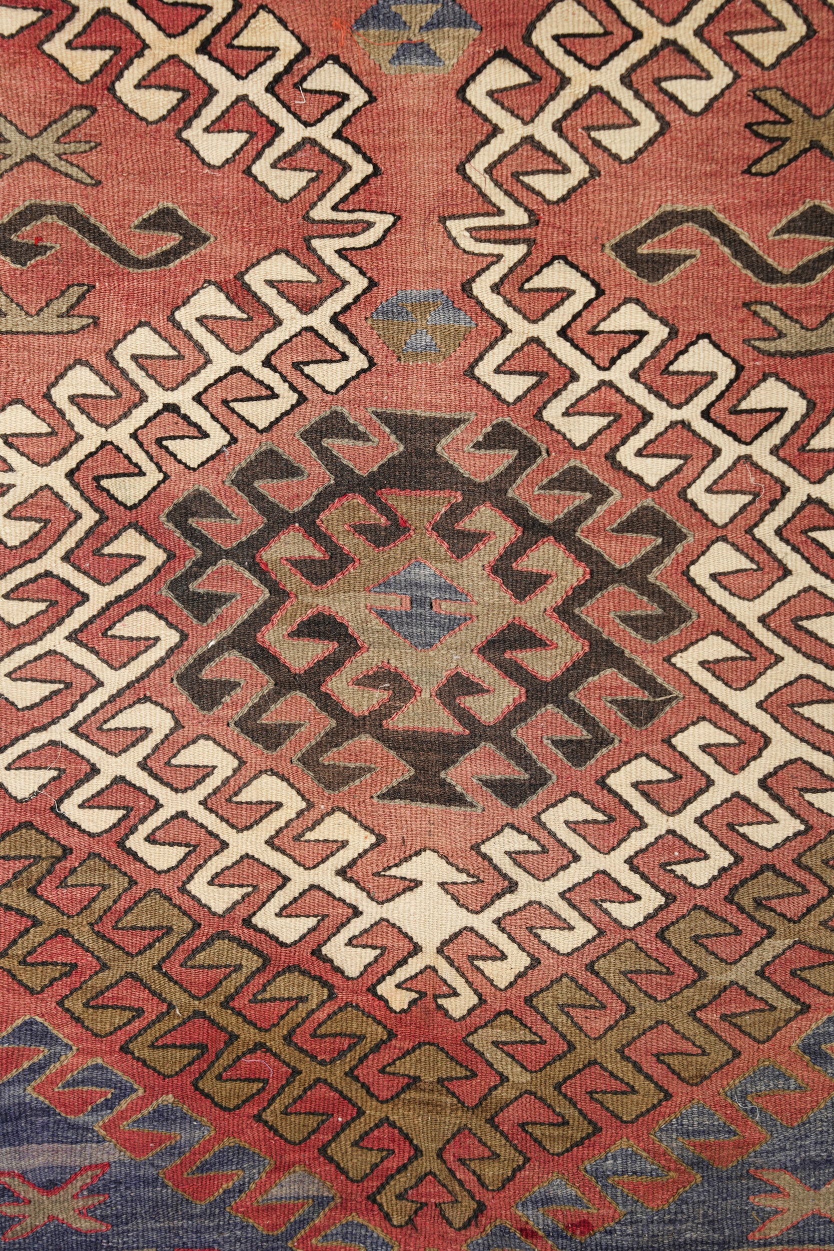 Vintage Turkish Konya Kilim 5'7" x 3'5"