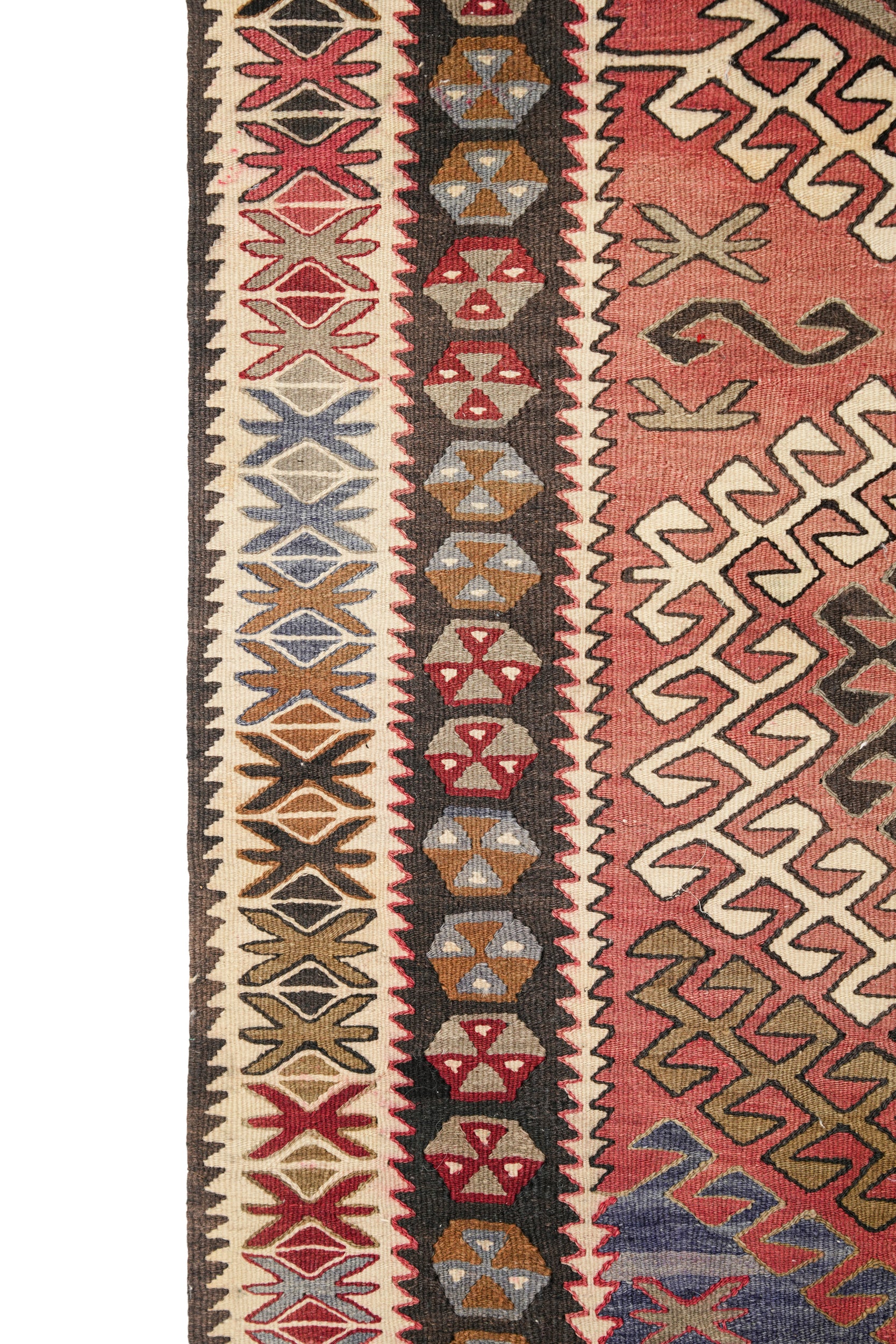 Vintage Turkish Konya Kilim 5'7" x 3'5"