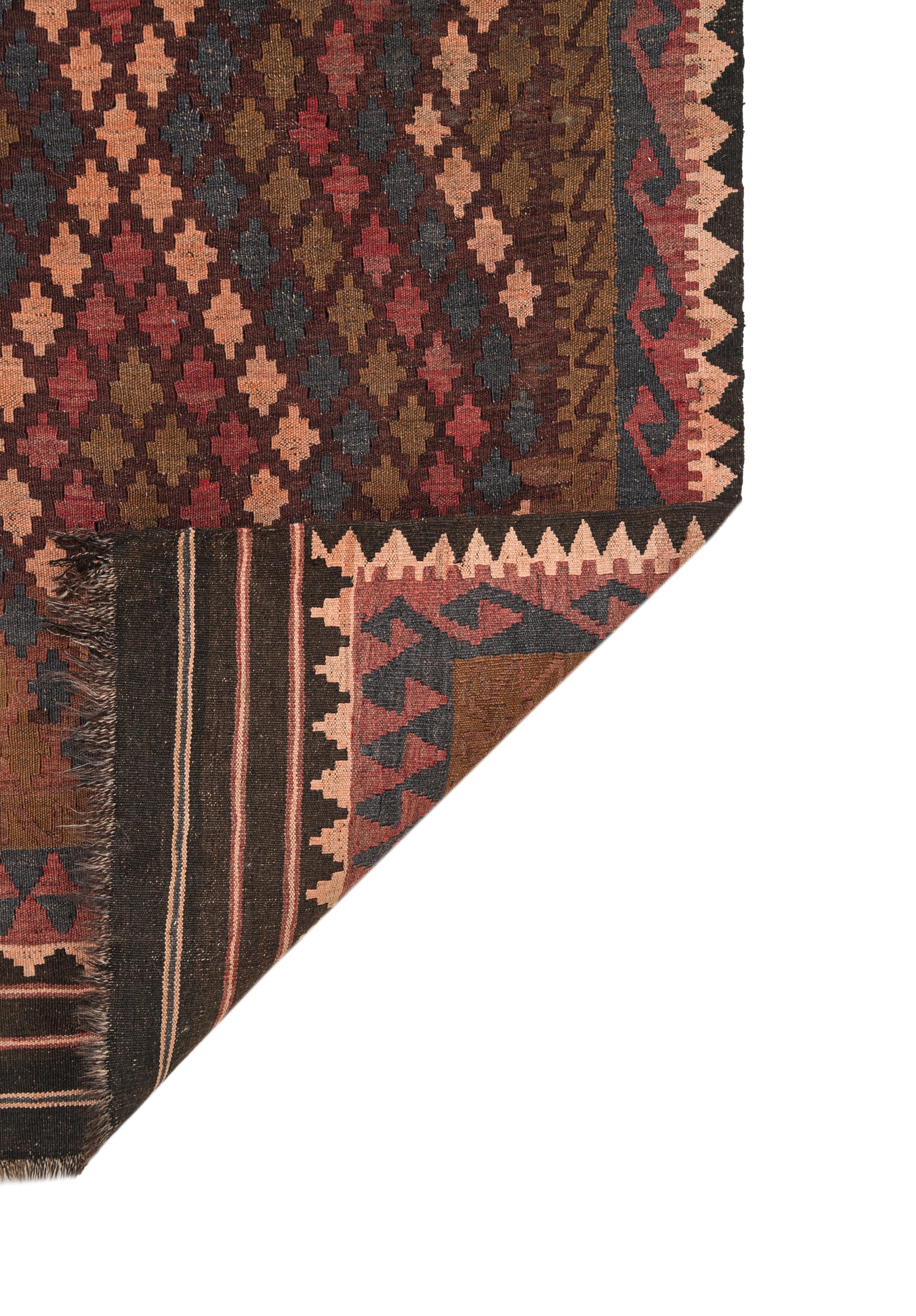 Vintage Afghan Maimana Kilim 7' X 3'5"