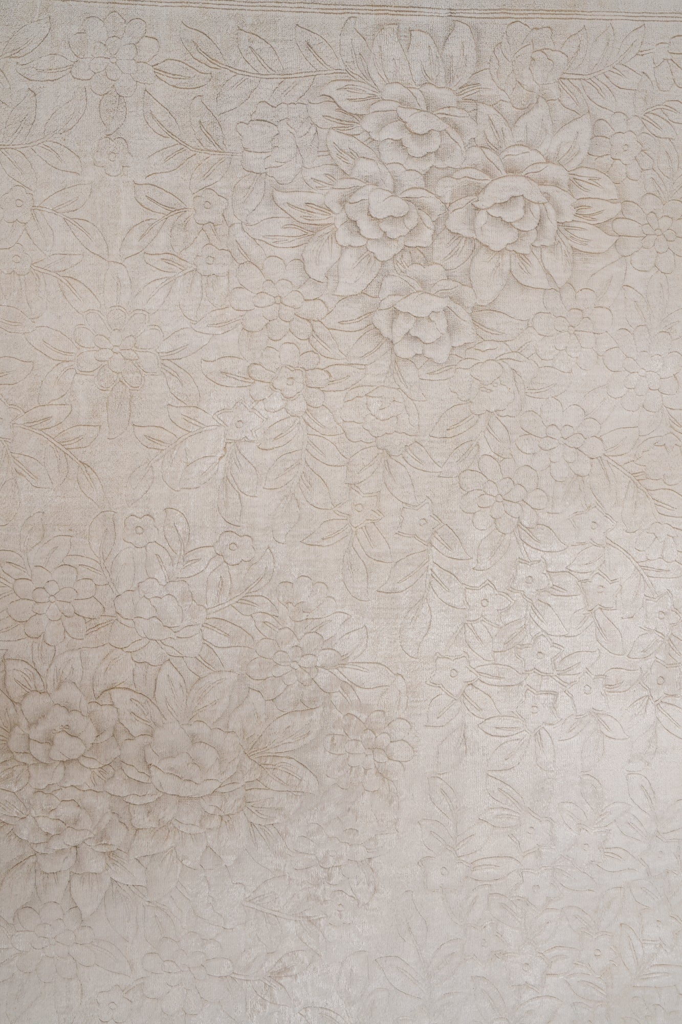 Vintage Chinese Floral Rug 9'8" x 7'9"