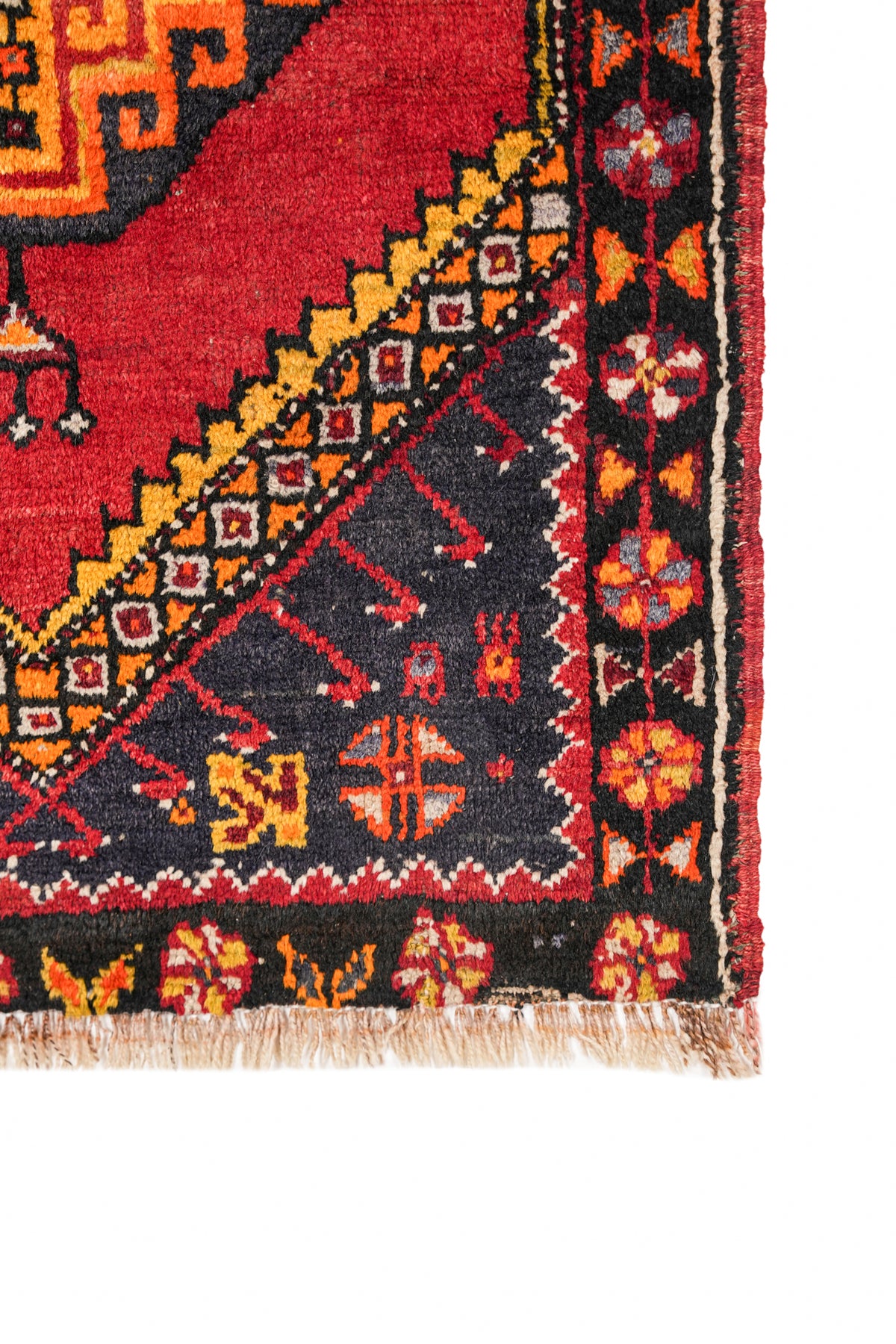 Vintage Turkish Rug 3'4" x 2'