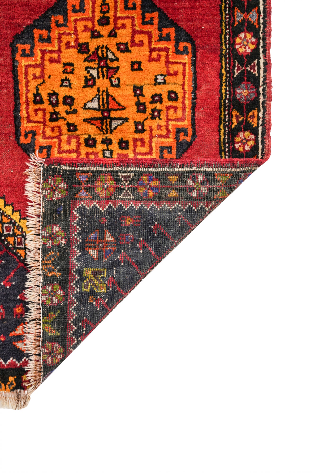 Vintage Turkish Rug 3'4" x 2'