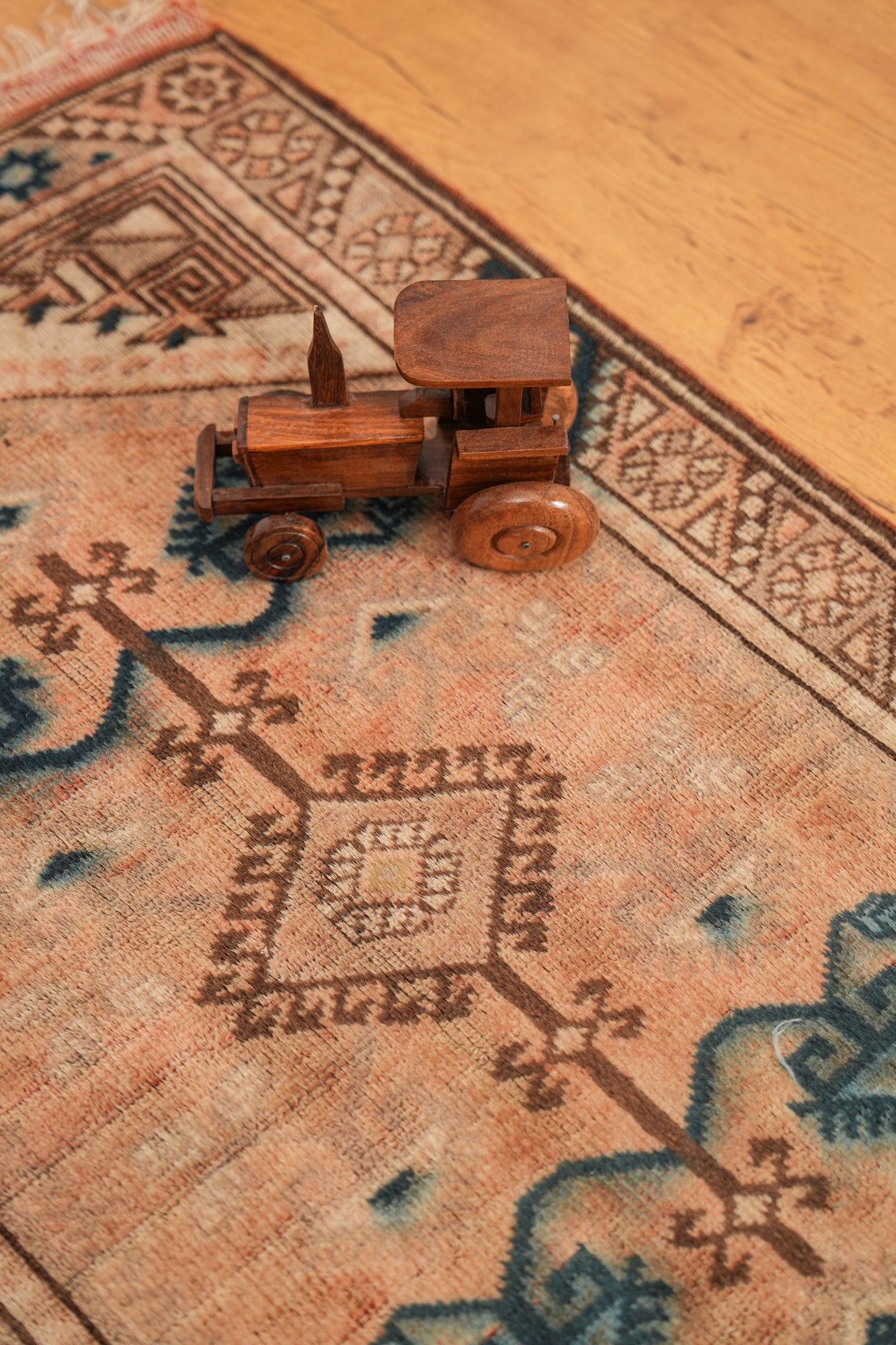 Vintage Turkish Rug 3'7" x 2'4"