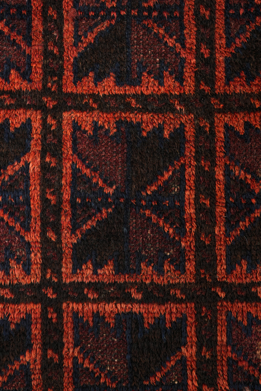 Vintage Turkmen Rug 5' x 3'6"