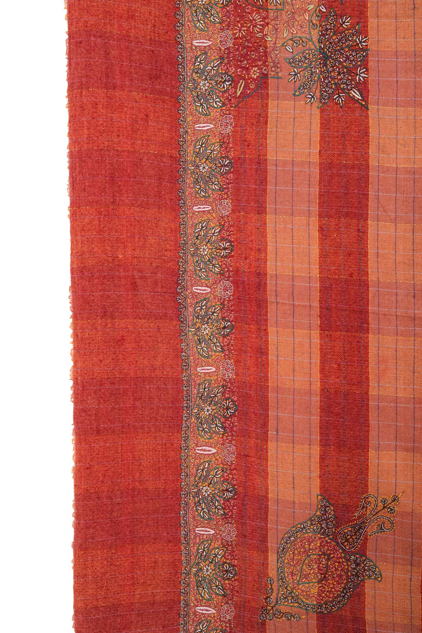 Vintage Kashmiri Pashmina Shawl 4'6" x 4'