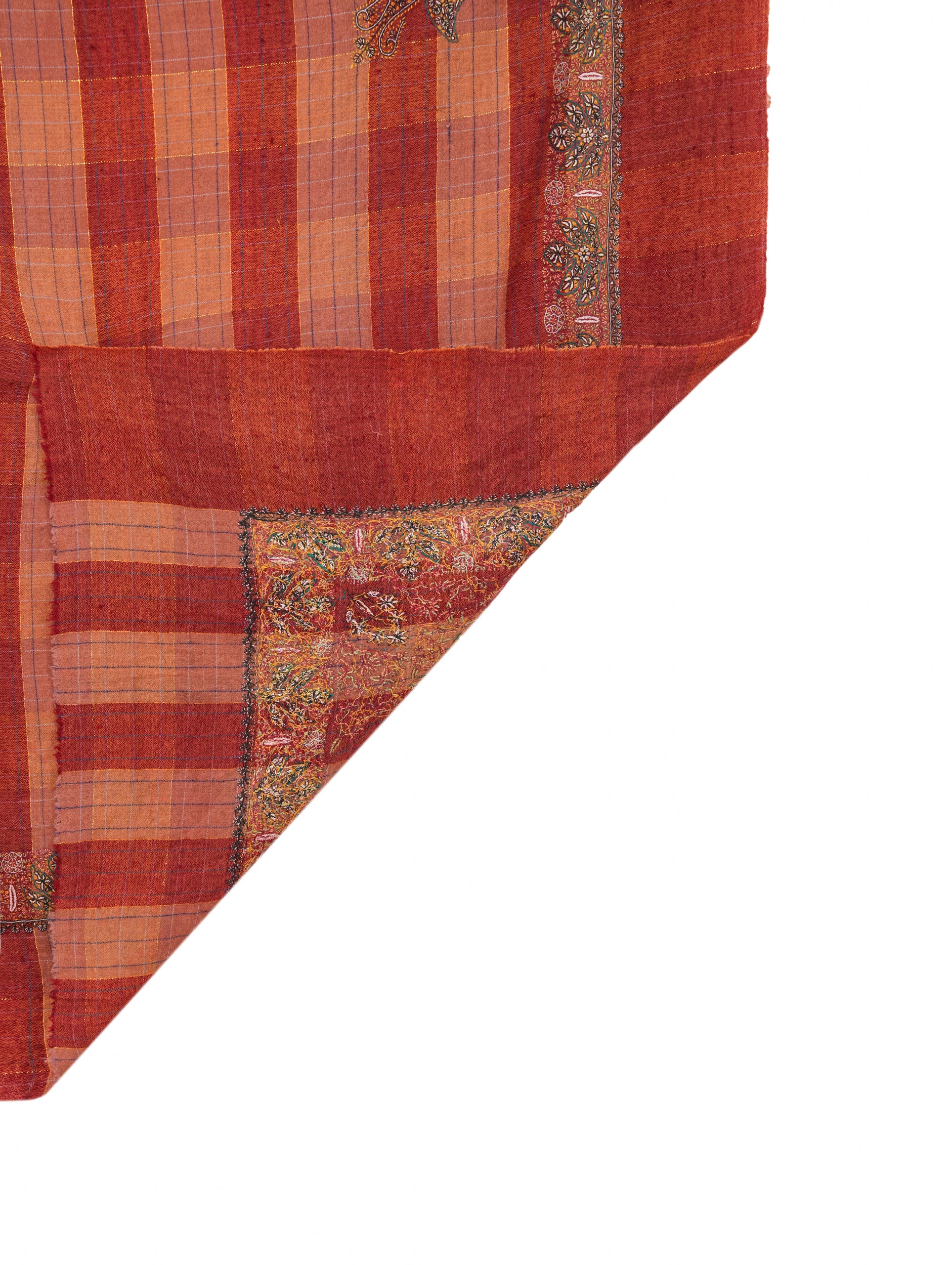 Vintage Kashmiri Pashmina Shawl 4'6" x 4'