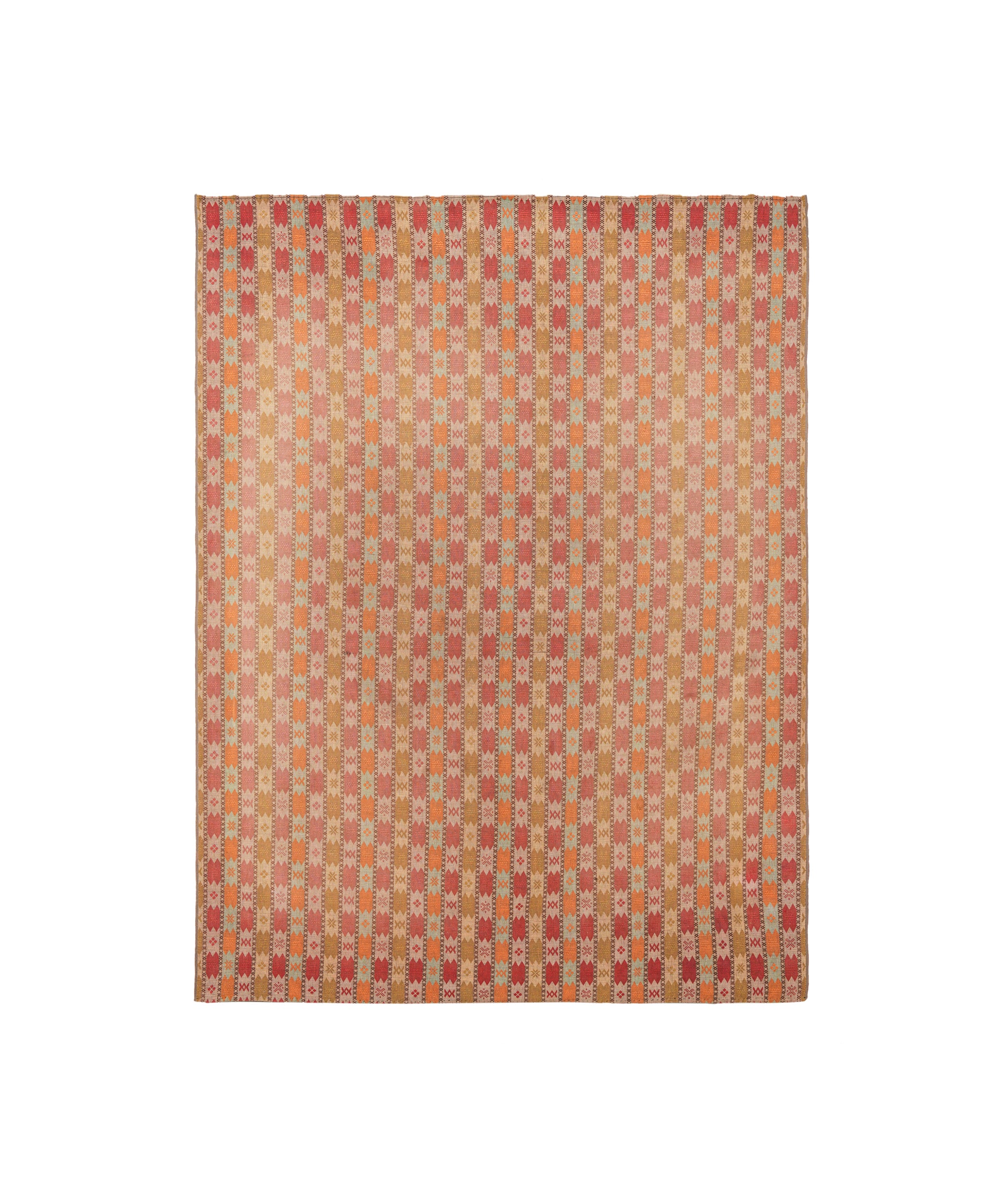 Vintage Southeast Asian Hand Loom Textile 6'1" x 4'8"