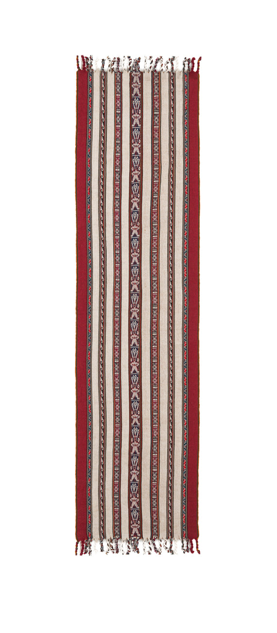 Vintage Peruvian Textile 4'10" x 1'3"