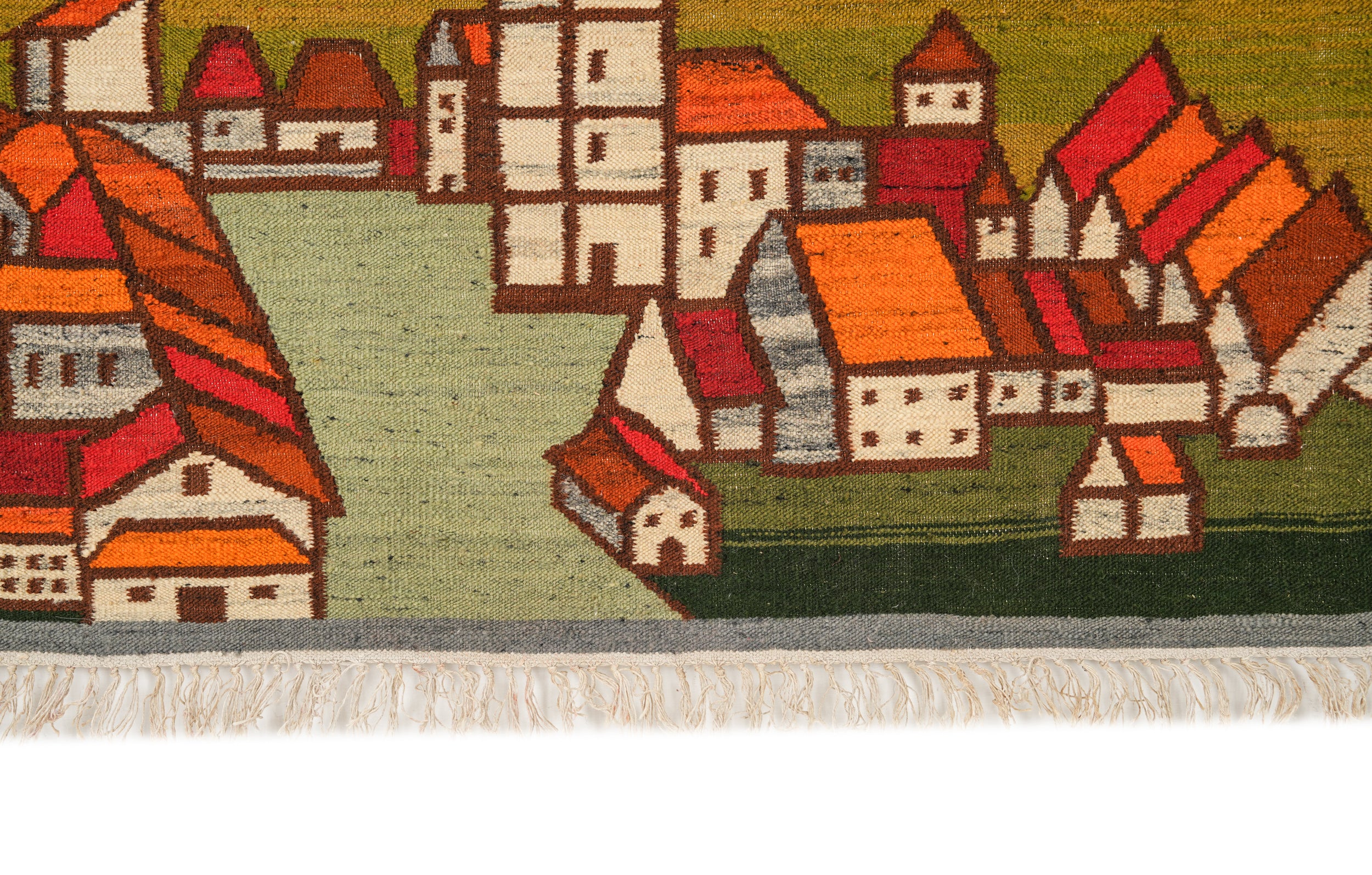 Vintage Polish Tapestry Kilim 5'3" x 3'2"