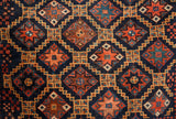 Antique Baloch Bag face Rug 2'4" x 2'3"