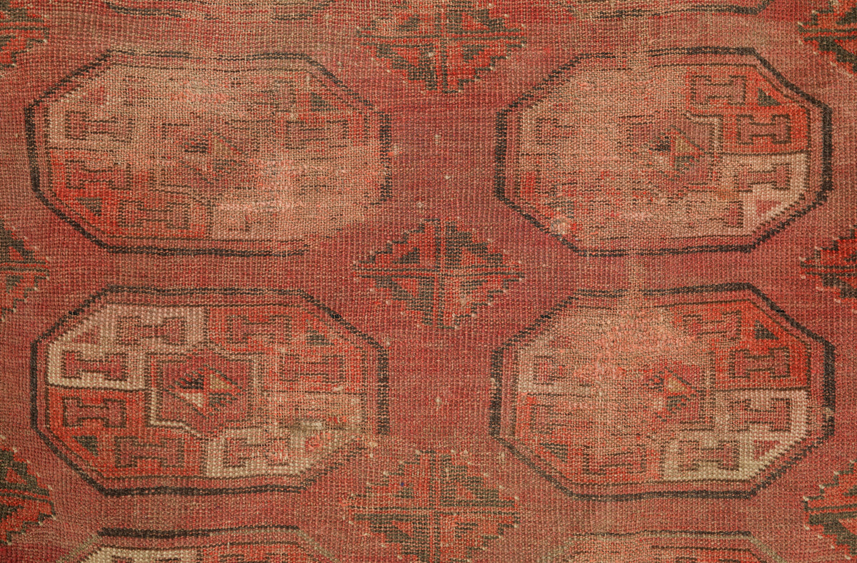 Vintage Turkmen Rug 4'8" X 2'8"