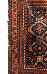 Antique Baloch Bag face Rug 2'4" x 2'3"