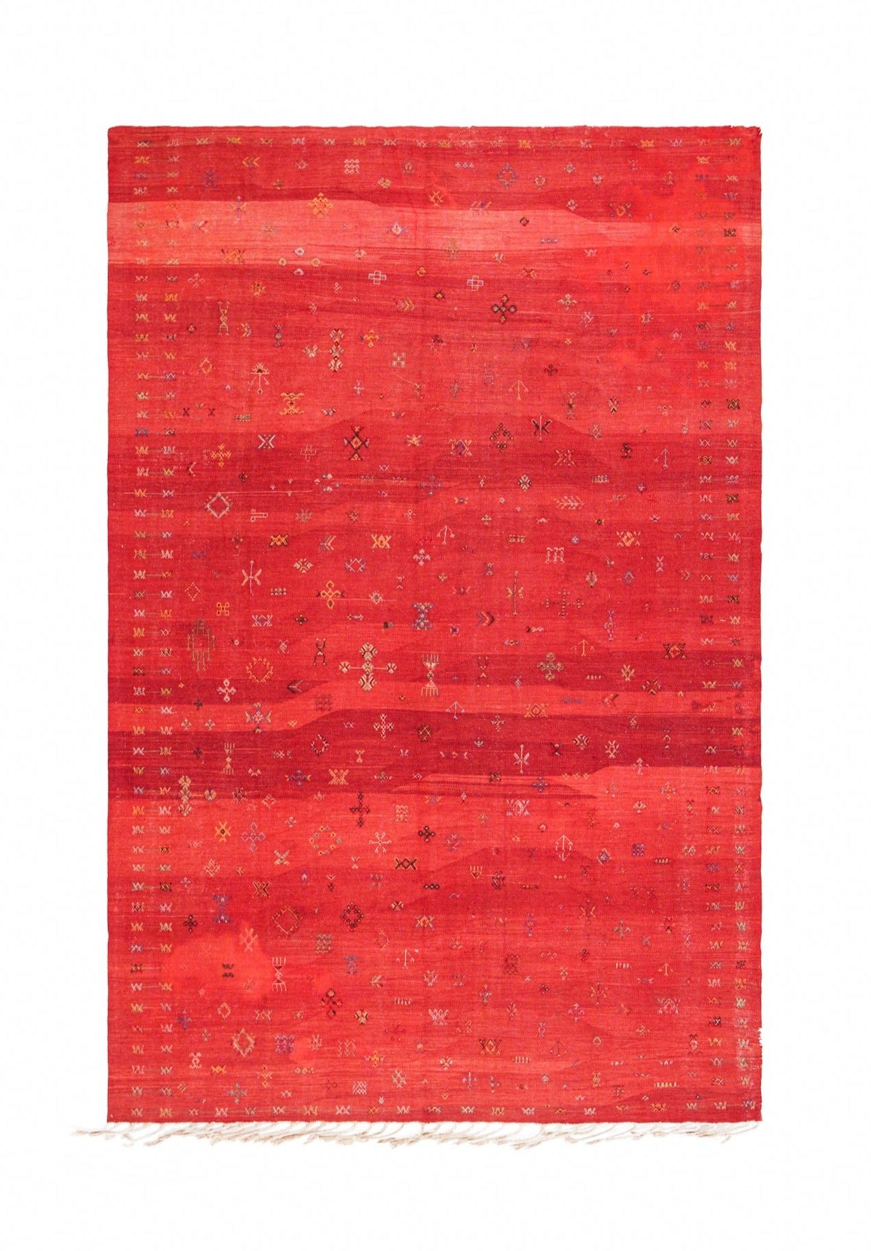 Vintage Moroccan tribal Kilim 10' x 6'5"