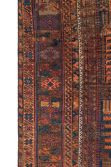 Antique Timuri Baloch Rug 10'7" x 7'1"