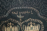 Vintage Indian Embroidery Textile 2'5" x 2'6"