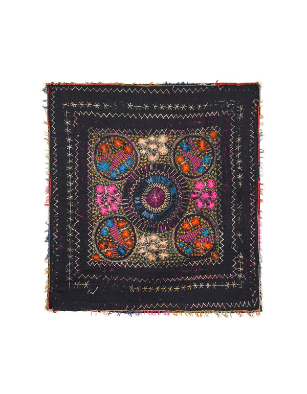 Vintage Sindhi textile embroidery 3'7" x 3'5"