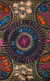 Vintage Sindhi textile embroidery 3'7" x 3'5"