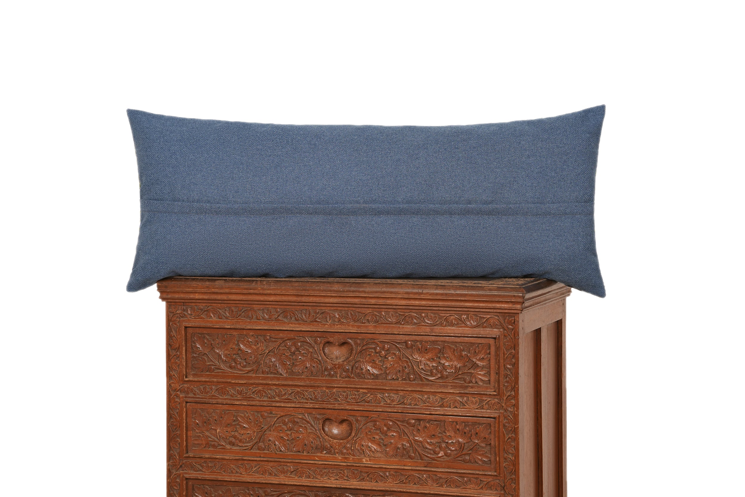 Vintage Oriental Lumbar Cushion Tapestry 3'1" x 1'4"