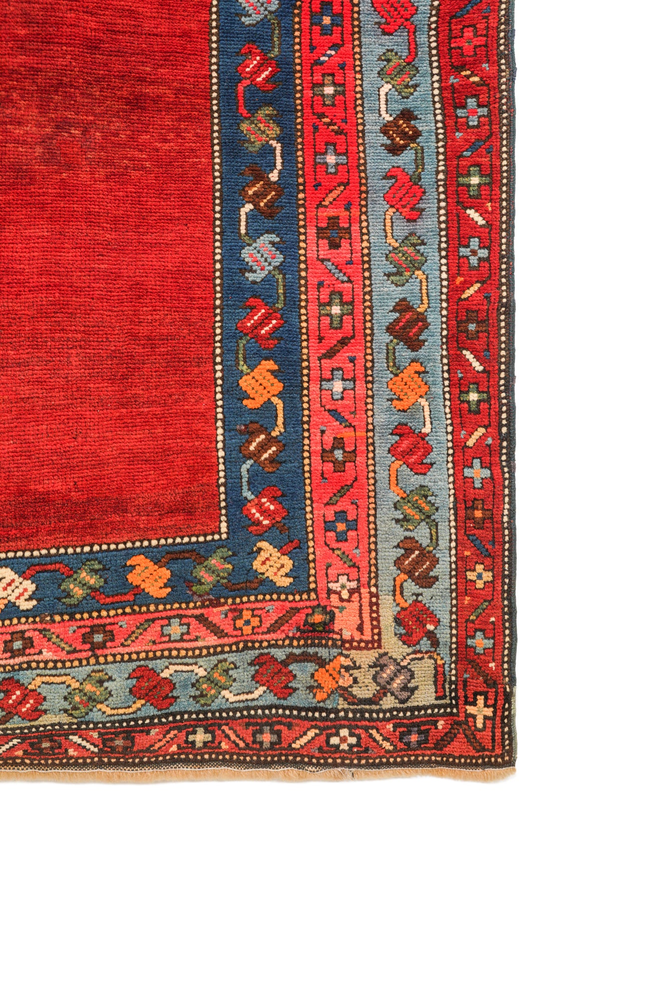 Antique Caucasian Kazak Rug 7'3" x '5"