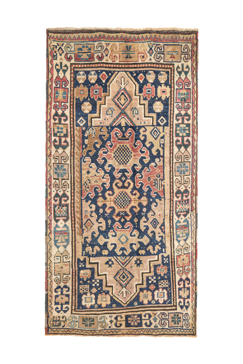 Antique Caucasian Kazak Rug 7'7" x 4'