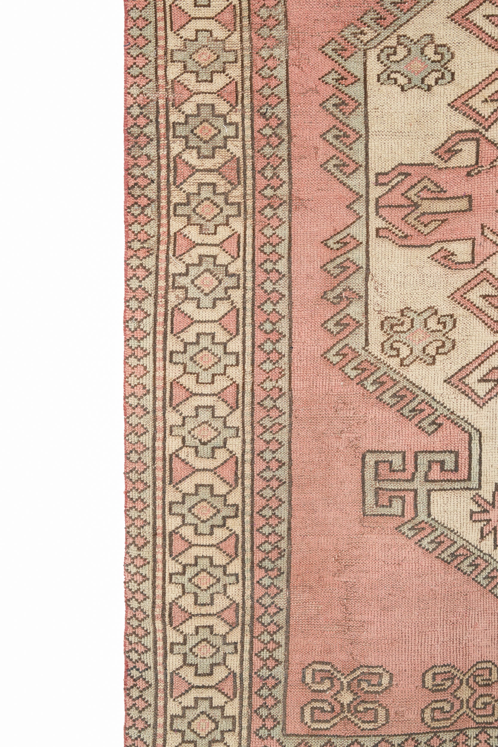 Vintage Turkish Kazak Rug 7'4" x 5'