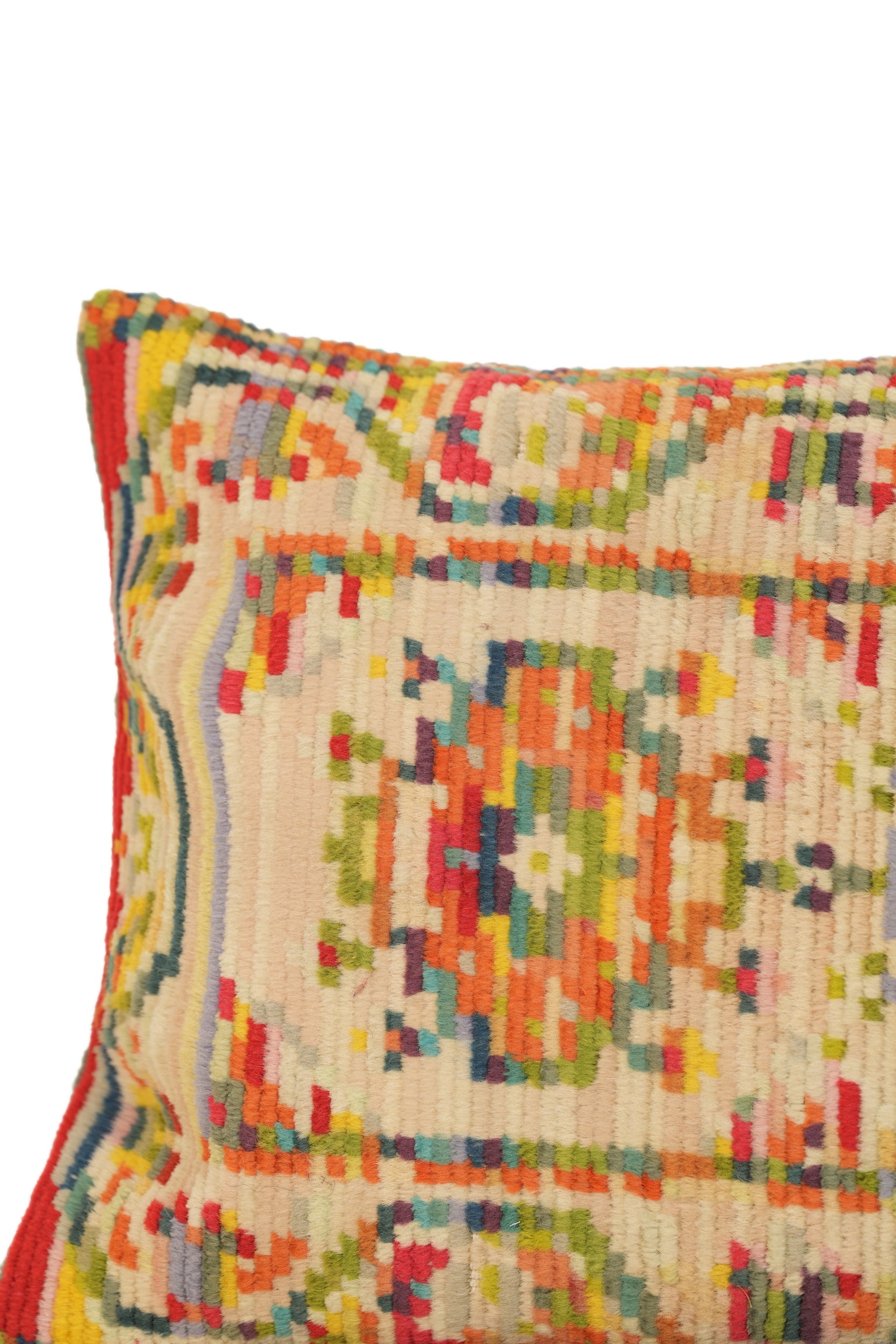 Vintage Turkish cushion rug 2'7" x 1'6"