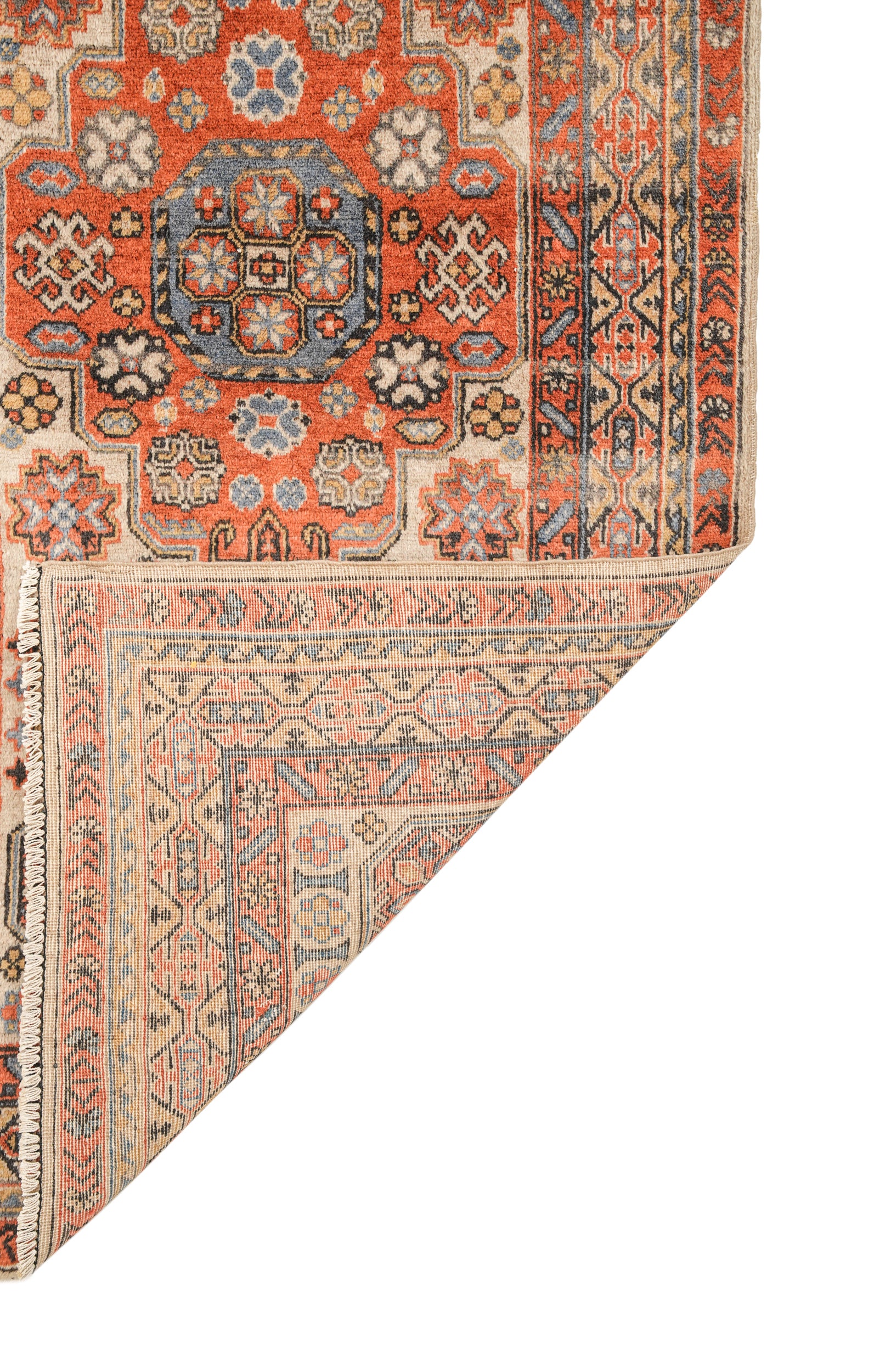 Vintage East Turkestan Khotan Rug 5'10" x 2'10"