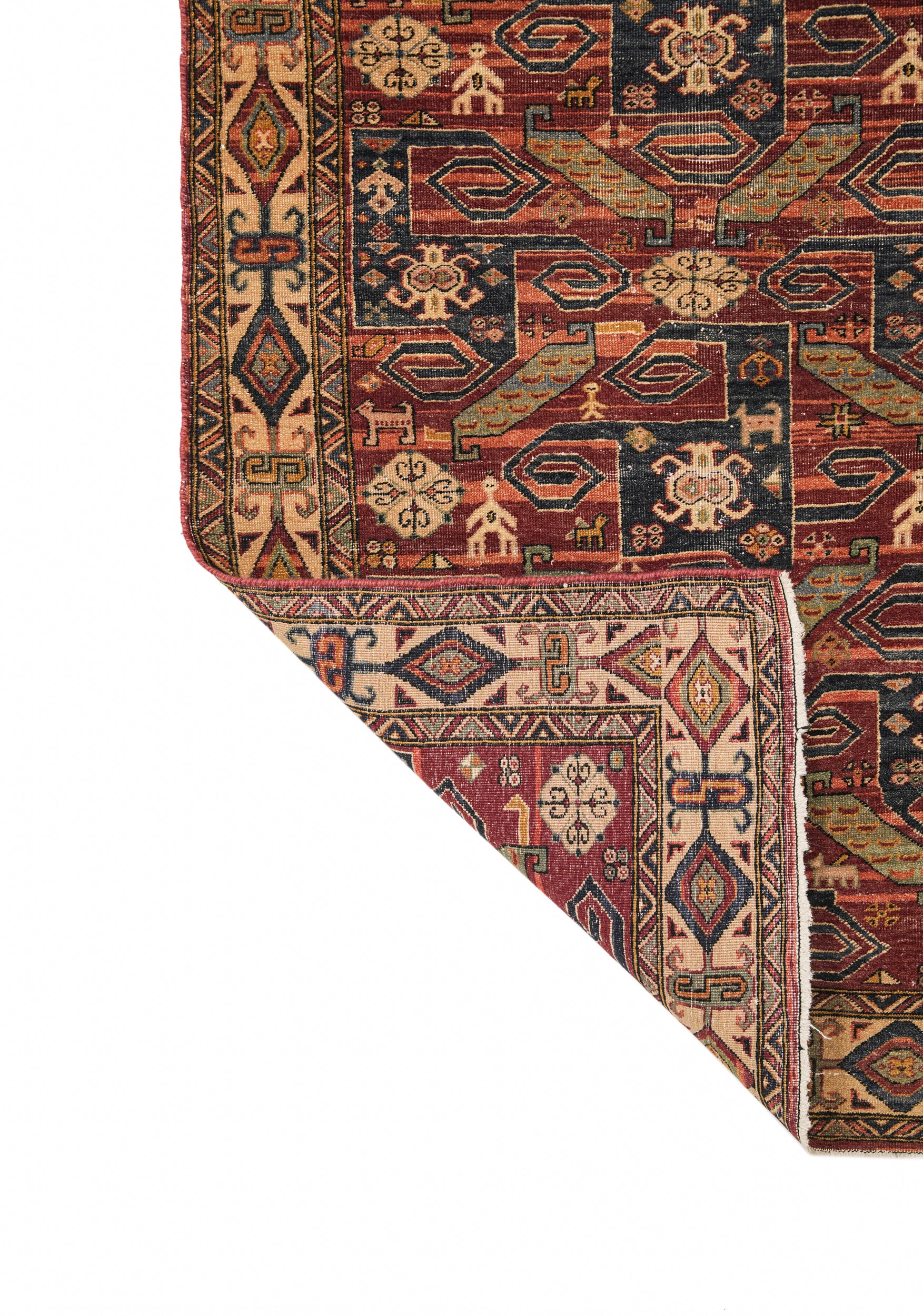 Vintage Turkmen Rug 5'9" x 3'10"