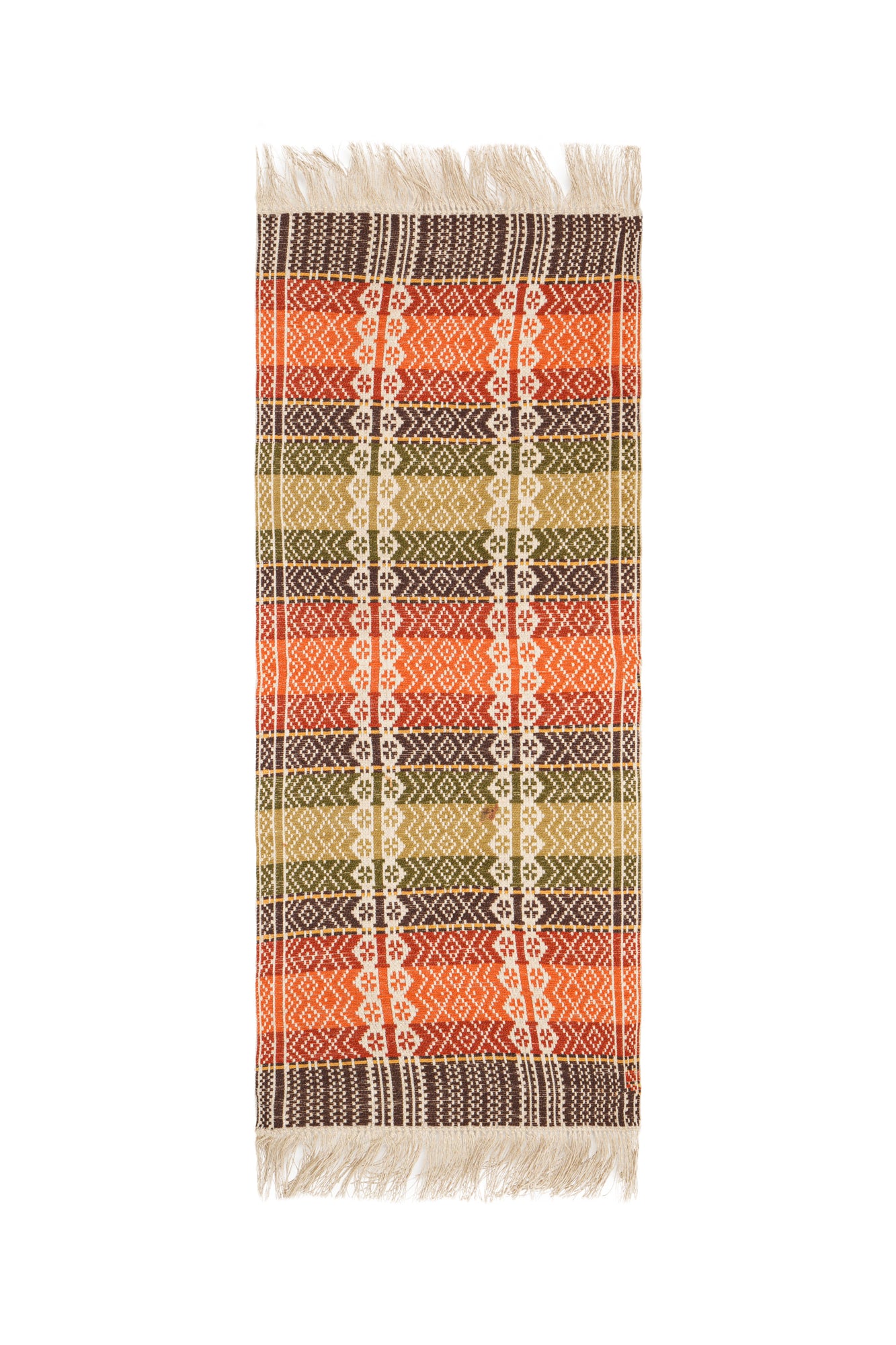 Vintage Scandinavian Skillbragd Textile 3'2" x 1'3"