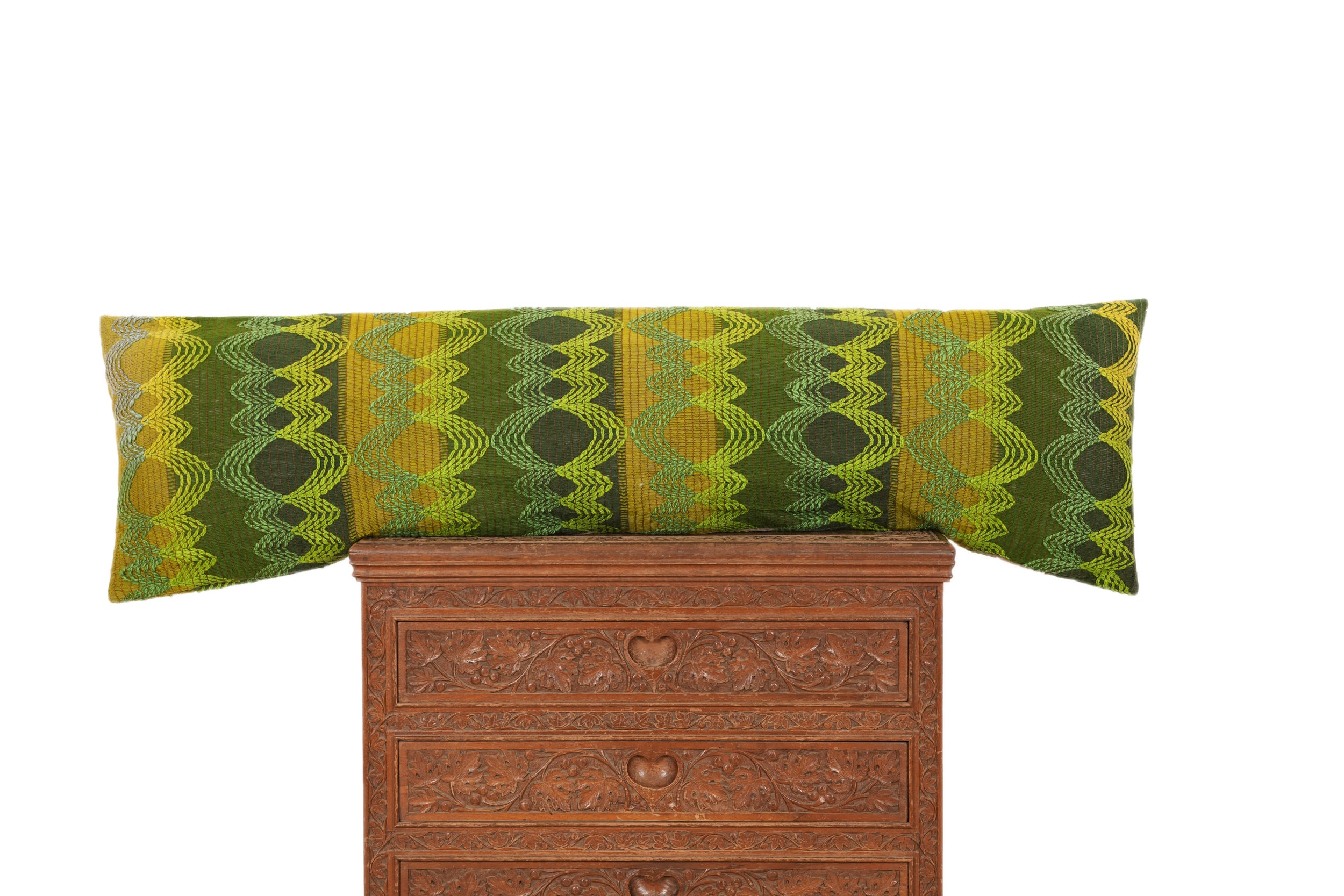 Vintage Scandinavian Lumbar cushion 4'5" x 1'4"