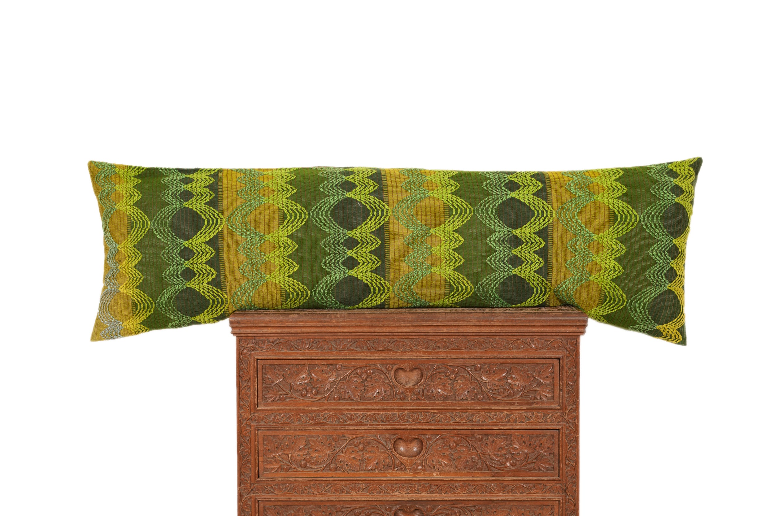 Vintage Scandinavian Lumbar cushion 4'5" x 1'4"