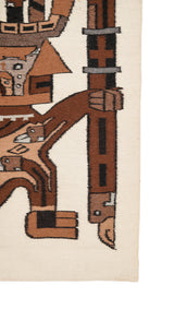 Vintage Pictorial Peruvian Kilim 3'9" x 3'
