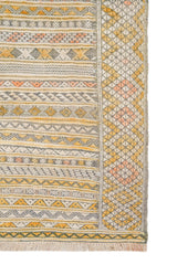 Vintage Moroccan Tribal Kilim 7'6" x 3'9"