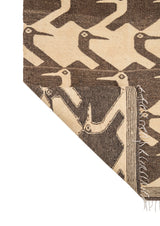 Vintage Scandinavian Bird Tapestry 5' x 3'10" (MC ESCHER STYLE)