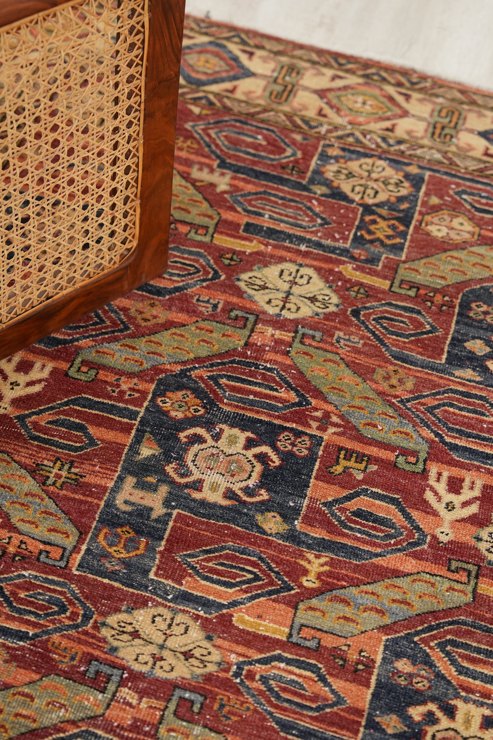 Vintage Turkmen Rug 5'9" x 3'10"