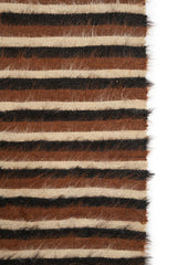 Vintage Turkish mohair rug 4' x 2'8"