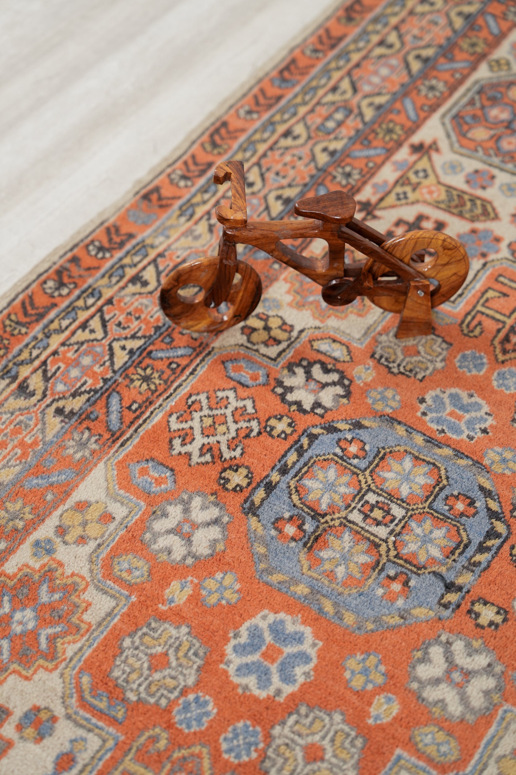 Vintage East Turkestan Khotan Rug 5'10" x 2'10"