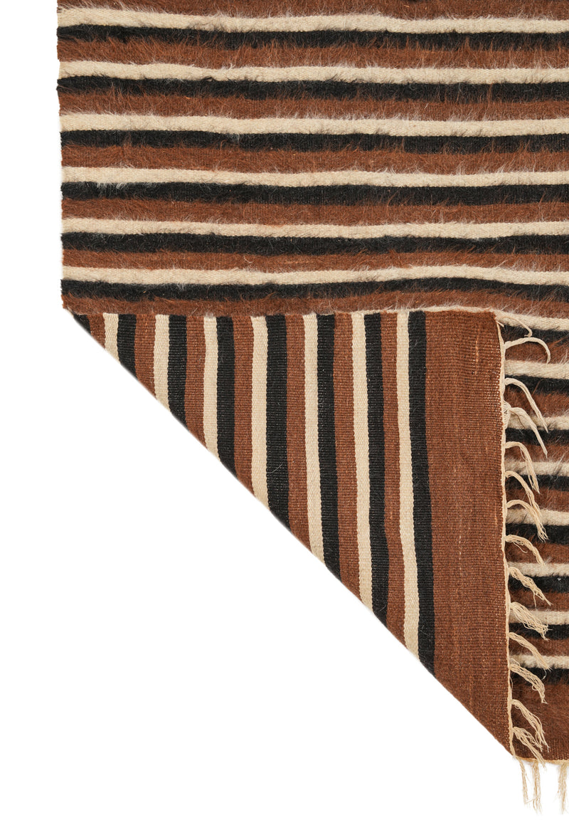 Vintage Turkish mohair rug 4' x 2'8"